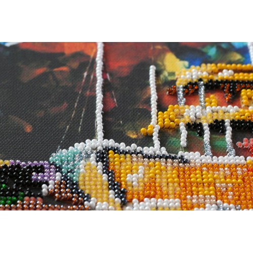 Main Bead Embroidery Kit Мotorship (Deco Scenes), AB-628 by Abris Art - buy online! ✿ Fast delivery ✿ Factory price ✿ Wholesale and retail ✿ Purchase Great kits for embroidery with beads