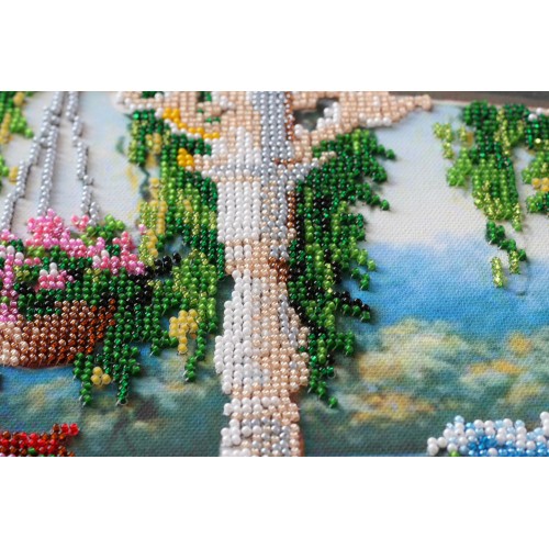 Main Bead Embroidery Kit Terrace (Deco Scenes), AB-630 by Abris Art - buy online! ✿ Fast delivery ✿ Factory price ✿ Wholesale and retail ✿ Purchase Great kits for embroidery with beads