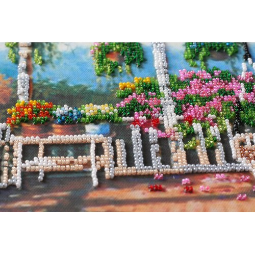 Main Bead Embroidery Kit Terrace (Deco Scenes), AB-630 by Abris Art - buy online! ✿ Fast delivery ✿ Factory price ✿ Wholesale and retail ✿ Purchase Great kits for embroidery with beads