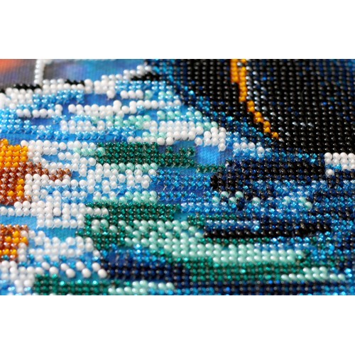 Main Bead Embroidery Kit Gondoliers song (Landscapes), AB-634 by Abris Art - buy online! ✿ Fast delivery ✿ Factory price ✿ Wholesale and retail ✿ Purchase Great kits for embroidery with beads