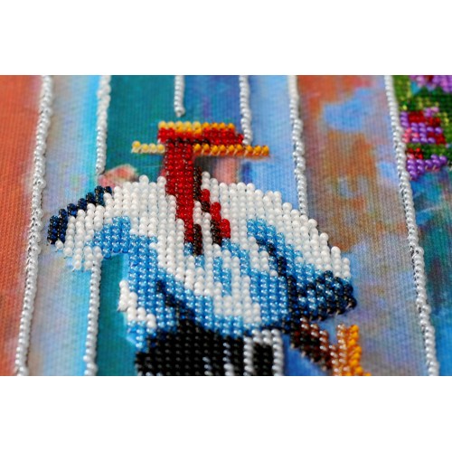 Main Bead Embroidery Kit Gondoliers song (Landscapes), AB-634 by Abris Art - buy online! ✿ Fast delivery ✿ Factory price ✿ Wholesale and retail ✿ Purchase Great kits for embroidery with beads