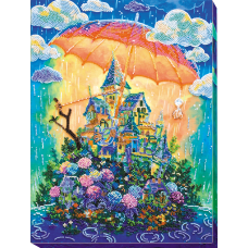 Main Bead Embroidery Kit Cozy little world (Fantasy)