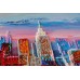 Main Bead Embroidery Kit Evening city (Landscapes), AB-637 by Abris Art - buy online! ✿ Fast delivery ✿ Factory price ✿ Wholesale and retail ✿ Purchase Great kits for embroidery with beads