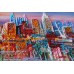 Main Bead Embroidery Kit Evening city (Landscapes), AB-637 by Abris Art - buy online! ✿ Fast delivery ✿ Factory price ✿ Wholesale and retail ✿ Purchase Great kits for embroidery with beads