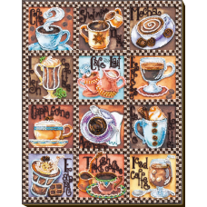 Main Bead Embroidery Kit Coffee map (Household stories)