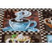 Main Bead Embroidery Kit Coffee map (Household stories), AB-638 by Abris Art - buy online! ✿ Fast delivery ✿ Factory price ✿ Wholesale and retail ✿ Purchase Great kits for embroidery with beads