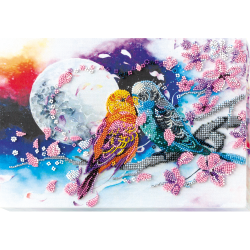 Набір для вишивання бісером на натуральному художньому холсті Нерозлучні, AB-639 від Абрис Арт - купити з доставкою ✿ Найкраща ціна від виробника ✿ Оптом та в роздріб ✿ Придбати Великі набори для вишивки бісером