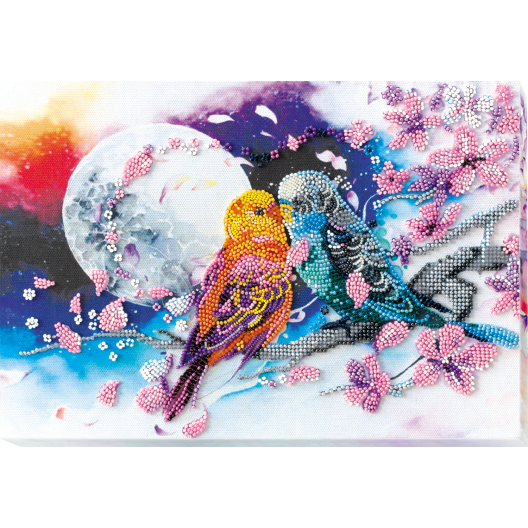 Набір для вишивання бісером на натуральному художньому холсті Нерозлучні, AB-639 від Абрис Арт - купити з доставкою ✿ Найкраща ціна від виробника ✿ Оптом та в роздріб ✿ Придбати Великі набори для вишивки бісером