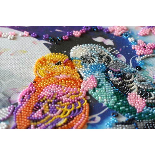 Набір для вишивання бісером на натуральному художньому холсті Нерозлучні, AB-639 від Абрис Арт - купити з доставкою ✿ Найкраща ціна від виробника ✿ Оптом та в роздріб ✿ Придбати Великі набори для вишивки бісером