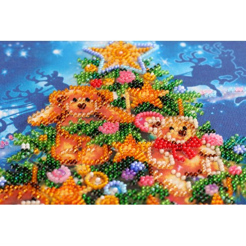 Main Bead Embroidery Kit Wonder-tree (Winter tale), AB-644 by Abris Art - buy online! ✿ Fast delivery ✿ Factory price ✿ Wholesale and retail ✿ Purchase Great kits for embroidery with beads