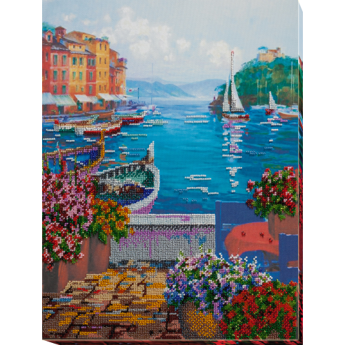 Main Bead Embroidery Kit Cozy corner (Landscapes), AB-646 by Abris Art - buy online! ✿ Fast delivery ✿ Factory price ✿ Wholesale and retail ✿ Purchase Great kits for embroidery with beads