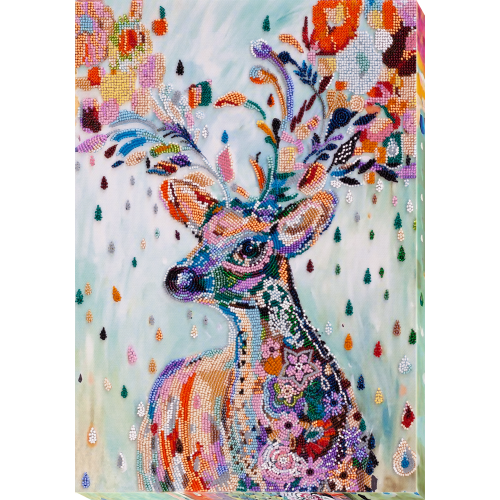 Main Bead Embroidery Kit Noble  deer (Deco Scenes), AB-647 by Abris Art - buy online! ✿ Fast delivery ✿ Factory price ✿ Wholesale and retail ✿ Purchase Great kits for embroidery with beads