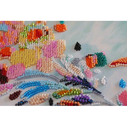 Main Bead Embroidery Kit Noble  deer (Deco Scenes), AB-647 by Abris Art - buy online! ✿ Fast delivery ✿ Factory price ✿ Wholesale and retail ✿ Purchase Great kits for embroidery with beads