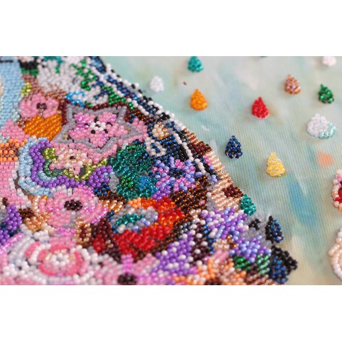 Main Bead Embroidery Kit Noble  deer (Deco Scenes), AB-647 by Abris Art - buy online! ✿ Fast delivery ✿ Factory price ✿ Wholesale and retail ✿ Purchase Great kits for embroidery with beads