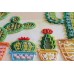 Main Bead Embroidery Kit Cactuses (Deco Scenes), AB-648 by Abris Art - buy online! ✿ Fast delivery ✿ Factory price ✿ Wholesale and retail ✿ Purchase Great kits for embroidery with beads