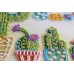 Main Bead Embroidery Kit Cactuses (Deco Scenes), AB-648 by Abris Art - buy online! ✿ Fast delivery ✿ Factory price ✿ Wholesale and retail ✿ Purchase Great kits for embroidery with beads