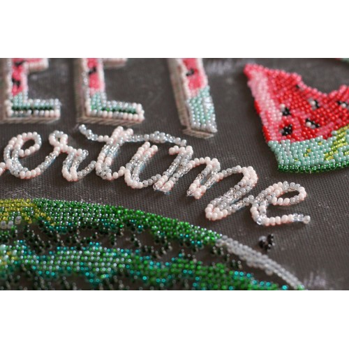 Main Bead Embroidery Kit Sweet summertime (Deco Scenes), AB-649 by Abris Art - buy online! ✿ Fast delivery ✿ Factory price ✿ Wholesale and retail ✿ Purchase Great kits for embroidery with beads