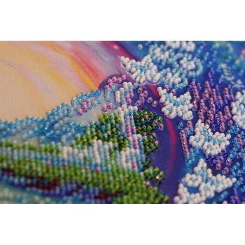 Main Bead Embroidery Kit Crystal spray fly (Fantasy), AB-658 by Abris Art - buy online! ✿ Fast delivery ✿ Factory price ✿ Wholesale and retail ✿ Purchase Great kits for embroidery with beads