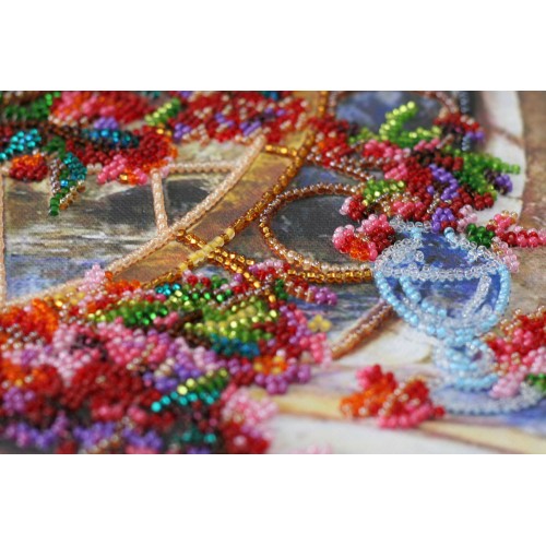 Main Bead Embroidery Kit Gentle glow (Flowers), AB-659 by Abris Art - buy online! ✿ Fast delivery ✿ Factory price ✿ Wholesale and retail ✿ Purchase Great kits for embroidery with beads