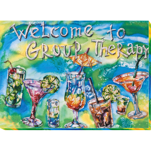 Main Bead Embroidery Kit Cocktail-party (Household stories), AB-661 by Abris Art - buy online! ✿ Fast delivery ✿ Factory price ✿ Wholesale and retail ✿ Purchase Great kits for embroidery with beads