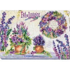 Main Bead Embroidery Kit Lavender chantilly (Flowers)