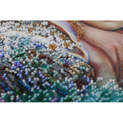 Main Bead Embroidery Kit Mermaid (Fantasy), AB-667 by Abris Art - buy online! ✿ Fast delivery ✿ Factory price ✿ Wholesale and retail ✿ Purchase Great kits for embroidery with beads