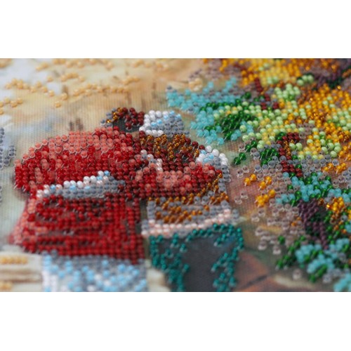 Main Bead Embroidery Kit Minor mood (Romanticism), AB-668 by Abris Art - buy online! ✿ Fast delivery ✿ Factory price ✿ Wholesale and retail ✿ Purchase Great kits for embroidery with beads