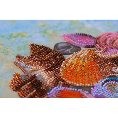 Main Bead Embroidery Kit The sea with you (Deco Scenes), AB-671 by Abris Art - buy online! ✿ Fast delivery ✿ Factory price ✿ Wholesale and retail ✿ Purchase Great kits for embroidery with beads