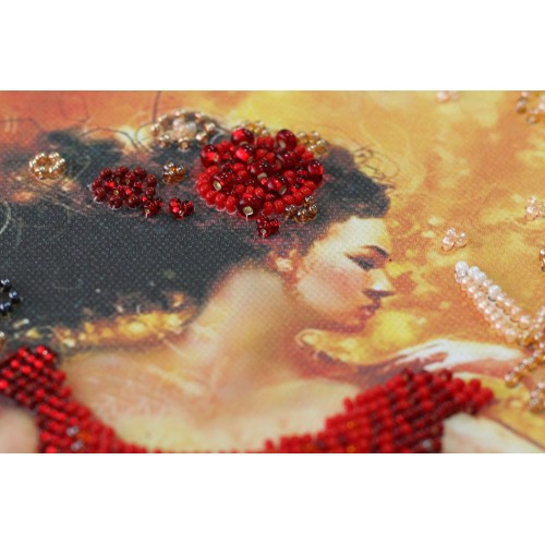 Main Bead Embroidery Kit Dancing light (Romanticism), AB-672 by Abris Art - buy online! ✿ Fast delivery ✿ Factory price ✿ Wholesale and retail ✿ Purchase Great kits for embroidery with beads