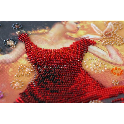 Main Bead Embroidery Kit Dancing light (Romanticism), AB-672 by Abris Art - buy online! ✿ Fast delivery ✿ Factory price ✿ Wholesale and retail ✿ Purchase Great kits for embroidery with beads