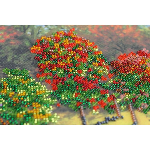 Main Bead Embroidery Kit Bridge (Landscapes), AB-674 by Abris Art - buy online! ✿ Fast delivery ✿ Factory price ✿ Wholesale and retail ✿ Purchase Great kits for embroidery with beads