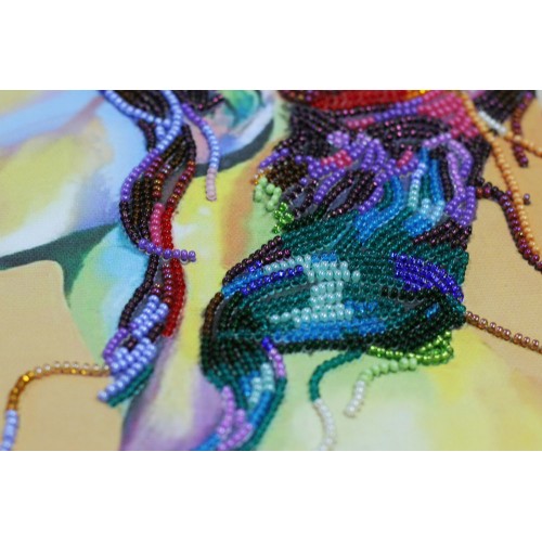 Main Bead Embroidery Kit Playful wind (Romanticism), AB-676 by Abris Art - buy online! ✿ Fast delivery ✿ Factory price ✿ Wholesale and retail ✿ Purchase Great kits for embroidery with beads