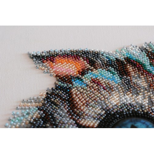 Main Bead Embroidery Kit Cheshire Cat (Fantasy), AB-687 by Abris Art - buy online! ✿ Fast delivery ✿ Factory price ✿ Wholesale and retail ✿ Purchase Great kits for embroidery with beads