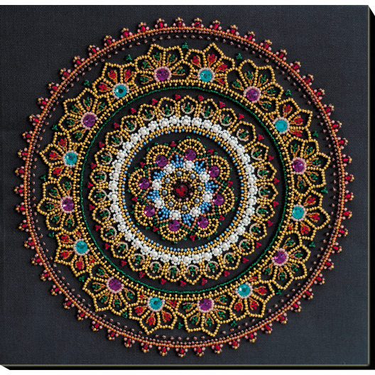 Main Bead Embroidery Kit Mandala (Deco Scenes), AB-691 by Abris Art - buy online! ✿ Fast delivery ✿ Factory price ✿ Wholesale and retail ✿ Purchase Great kits for embroidery with beads