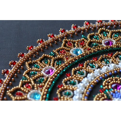 Main Bead Embroidery Kit Mandala (Deco Scenes), AB-691 by Abris Art - buy online! ✿ Fast delivery ✿ Factory price ✿ Wholesale and retail ✿ Purchase Great kits for embroidery with beads