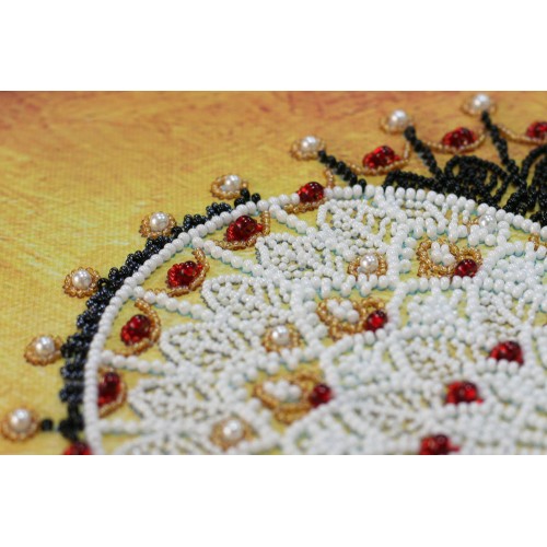 Main Bead Embroidery Kit Lace tie (Deco Scenes), AB-694 by Abris Art - buy online! ✿ Fast delivery ✿ Factory price ✿ Wholesale and retail ✿ Purchase Great kits for embroidery with beads