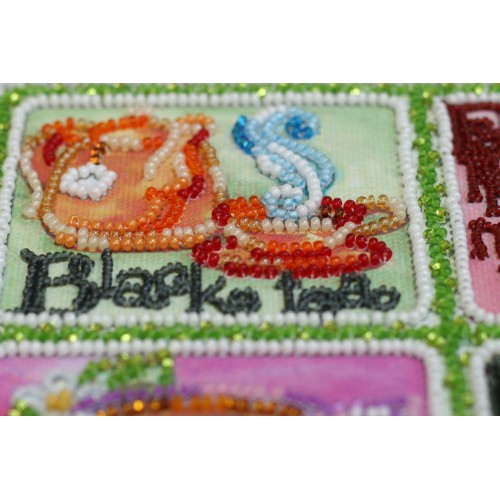 Main Bead Embroidery Kit Tea map (Household stories), AB-696 by Abris Art - buy online! ✿ Fast delivery ✿ Factory price ✿ Wholesale and retail ✿ Purchase Great kits for embroidery with beads