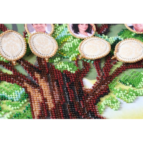 Main Bead Embroidery Kit Genealogical tree (Household stories), AB-697 by Abris Art - buy online! ✿ Fast delivery ✿ Factory price ✿ Wholesale and retail ✿ Purchase Great kits for embroidery with beads