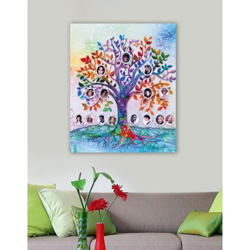 Main Bead Embroidery Kit Family tree (Household stories), AB-698 by Abris Art - buy online! ✿ Fast delivery ✿ Factory price ✿ Wholesale and retail ✿ Purchase Great kits for embroidery with beads