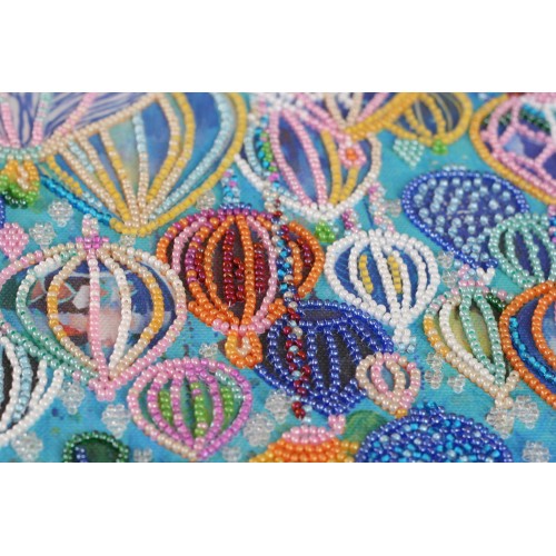 Main Bead Embroidery Kit Into the sky (Landscapes), AB-701 by Abris Art - buy online! ✿ Fast delivery ✿ Factory price ✿ Wholesale and retail ✿ Purchase Great kits for embroidery with beads