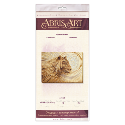 Main Bead Embroidery Kit Defender (Deco Scenes), AB-705 by Abris Art - buy online! ✿ Fast delivery ✿ Factory price ✿ Wholesale and retail ✿ Purchase Great kits for embroidery with beads