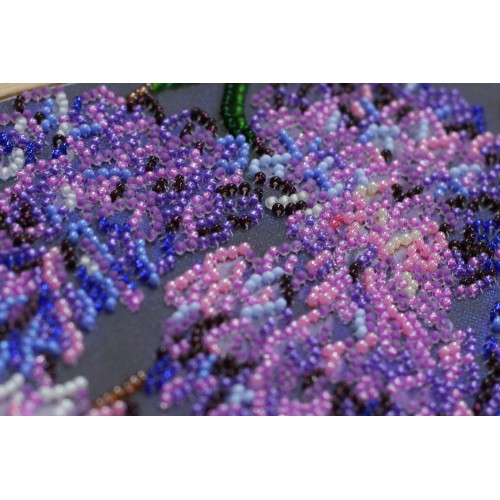 Main Bead Embroidery Kit Wisteria (Flowers), AB-711 by Abris Art - buy online! ✿ Fast delivery ✿ Factory price ✿ Wholesale and retail ✿ Purchase Great kits for embroidery with beads