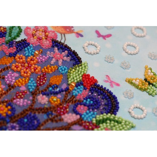 Main Bead Embroidery Kit Dream of the fox (Deco Scenes), AB-718 by Abris Art - buy online! ✿ Fast delivery ✿ Factory price ✿ Wholesale and retail ✿ Purchase Great kits for embroidery with beads