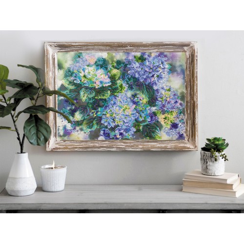 Main Bead Embroidery Kit Hydrangeas (Deco Scenes), AB-725 by Abris Art - buy online! ✿ Fast delivery ✿ Factory price ✿ Wholesale and retail ✿ Purchase Great kits for embroidery with beads