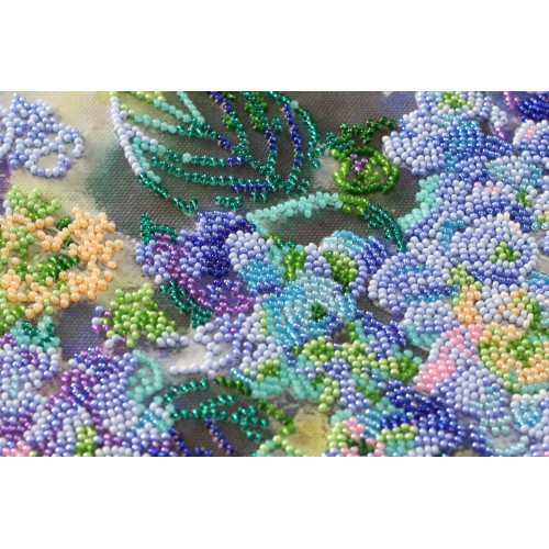 Main Bead Embroidery Kit Hydrangeas (Deco Scenes), AB-725 by Abris Art - buy online! ✿ Fast delivery ✿ Factory price ✿ Wholesale and retail ✿ Purchase Great kits for embroidery with beads