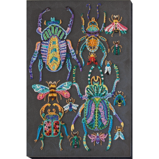 Main Bead Embroidery Kit Beetles (Deco Scenes)