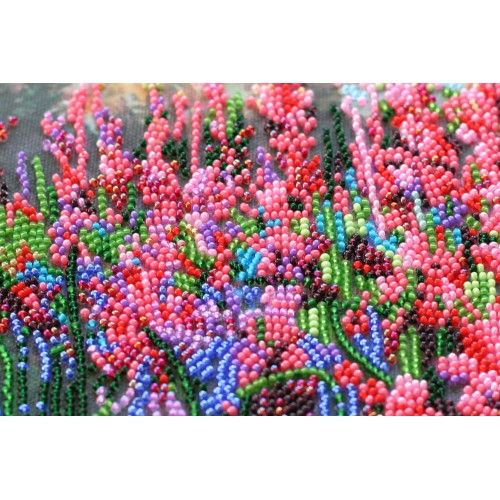 Main Bead Embroidery Kit During the blooming of Ivan Chai (Landscapes), AB-732 by Abris Art - buy online! ✿ Fast delivery ✿ Factory price ✿ Wholesale and retail ✿ Purchase Great kits for embroidery with beads