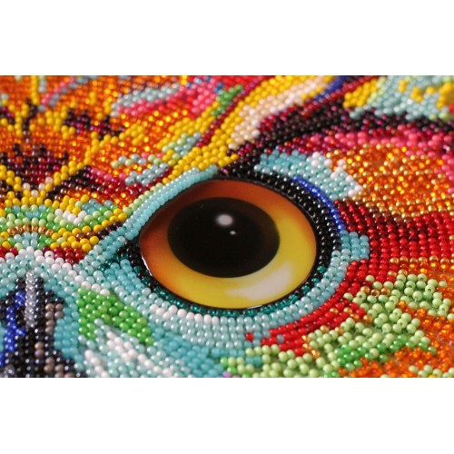 Main Bead Embroidery Kit Ammolite (Animals), AB-734 by Abris Art - buy online! ✿ Fast delivery ✿ Factory price ✿ Wholesale and retail ✿ Purchase Great kits for embroidery with beads