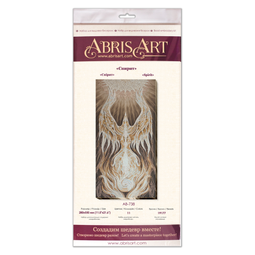 Main Bead Embroidery Kit Spirit (Deco Scenes), AB-738 by Abris Art - buy online! ✿ Fast delivery ✿ Factory price ✿ Wholesale and retail ✿ Purchase Great kits for embroidery with beads