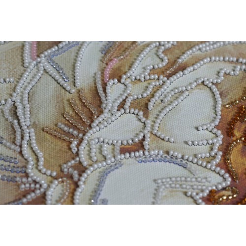 Main Bead Embroidery Kit Peony (Flowers), AB-750 by Abris Art - buy online! ✿ Fast delivery ✿ Factory price ✿ Wholesale and retail ✿ Purchase Great kits for embroidery with beads